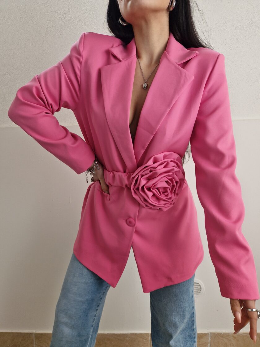 Blazer Flora - Fuxia