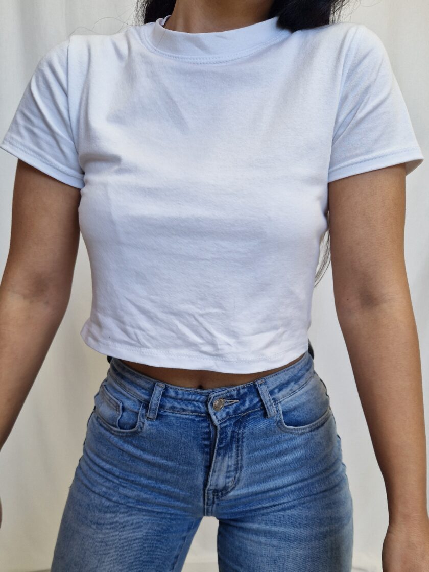 T-Shirt Basic Crop - immagine 5