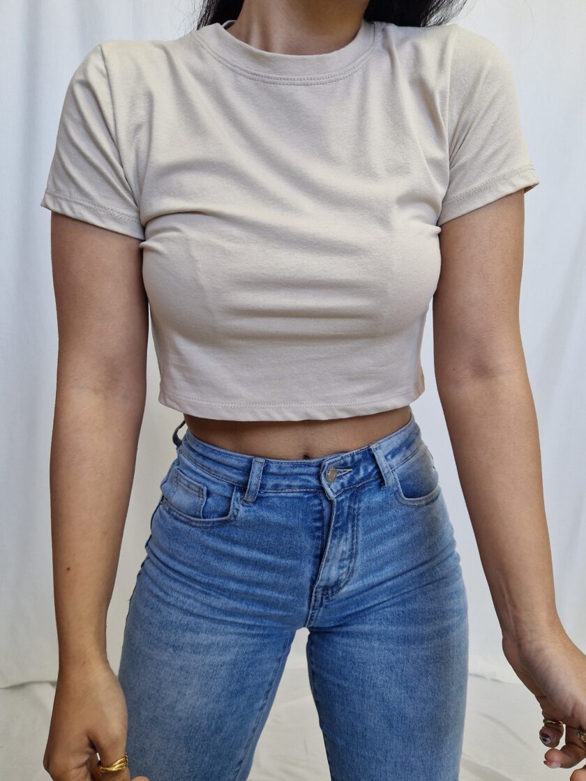 T-Shirt Basic Crop - immagine 3