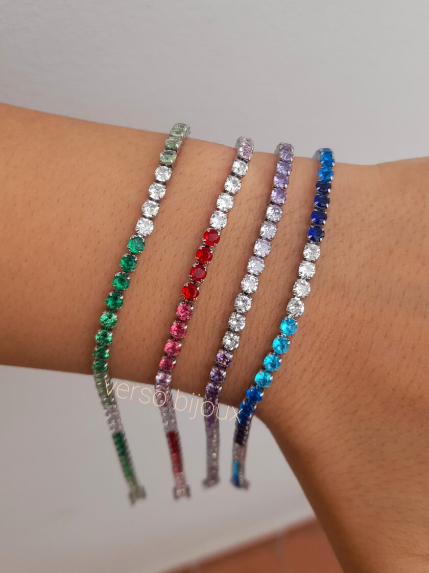 Bracciale Tennis Multicolore
