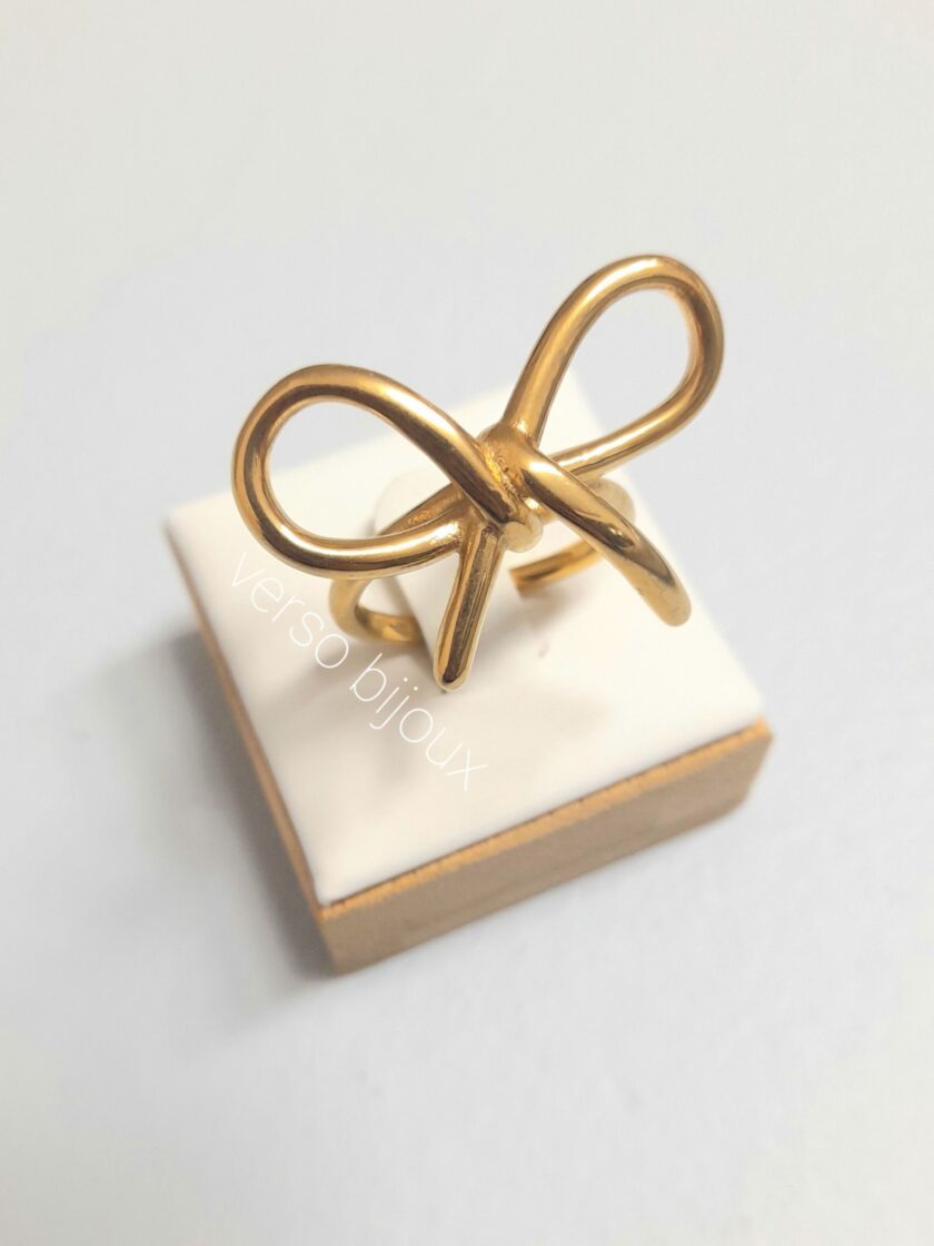 Anello Fiocco Big - Gold