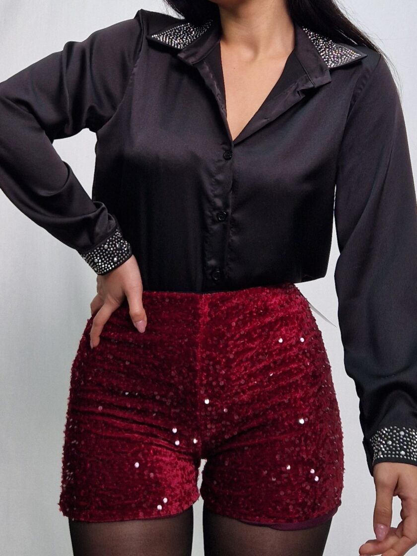 Shorts Ciniglia e Paillettes