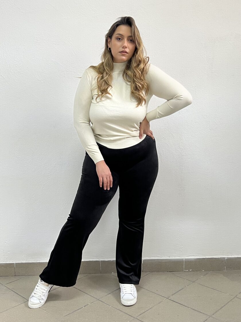 Pantalone Zampa In Ciniglia