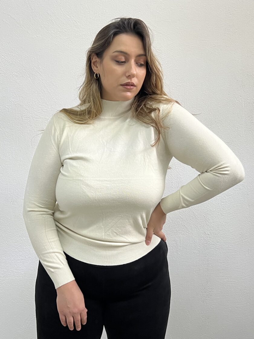 Maglioncino Mezzo Collo Curvy