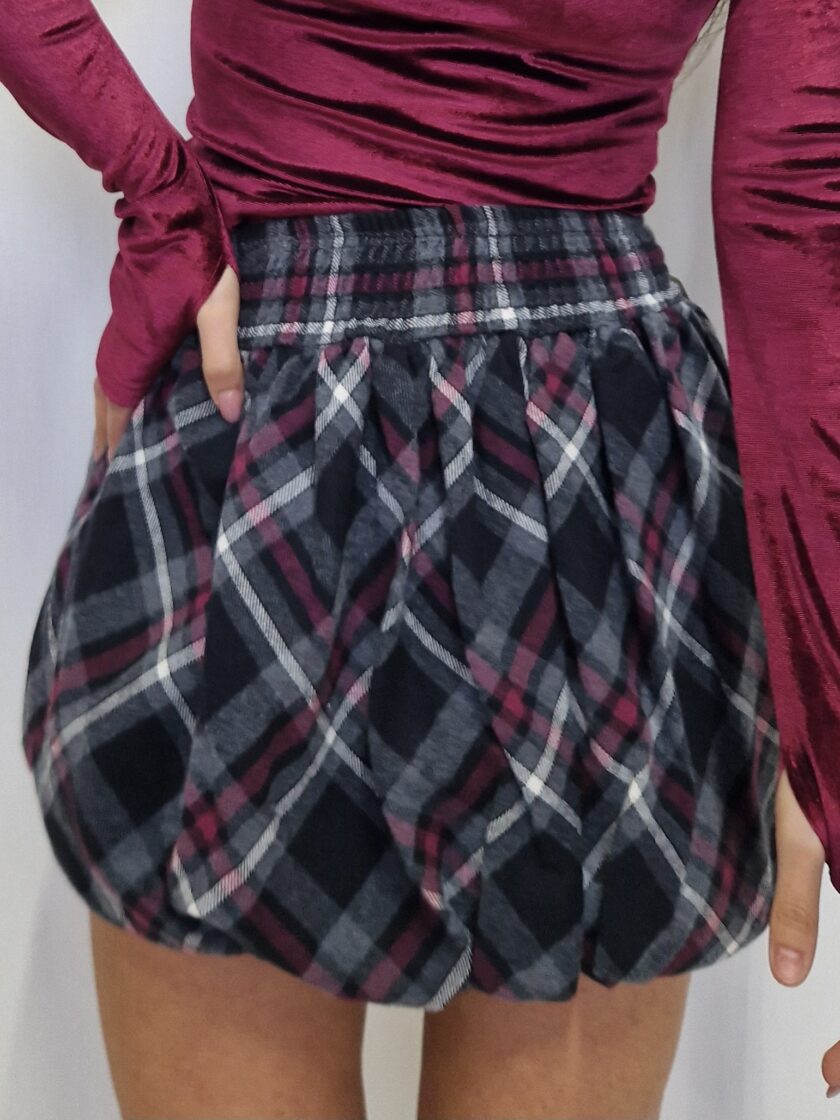 Gonna Ballon Tartan - immagine 2