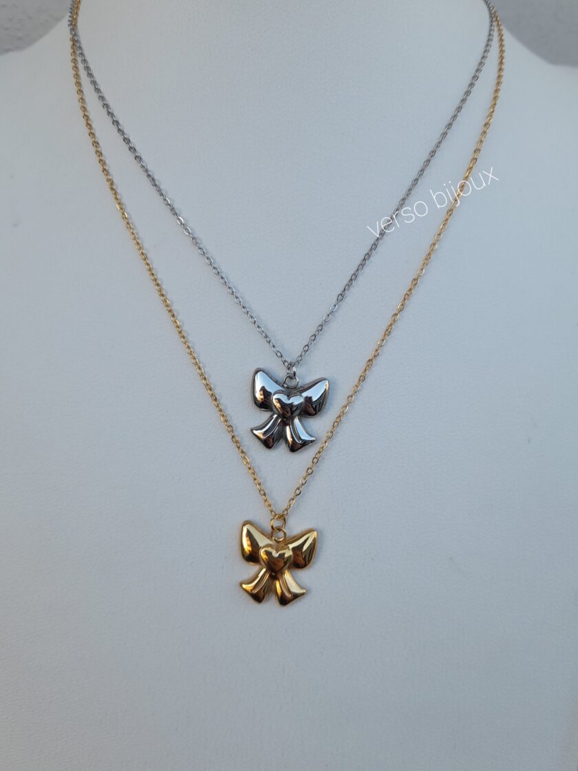 Collana Fiocco Cuoricino