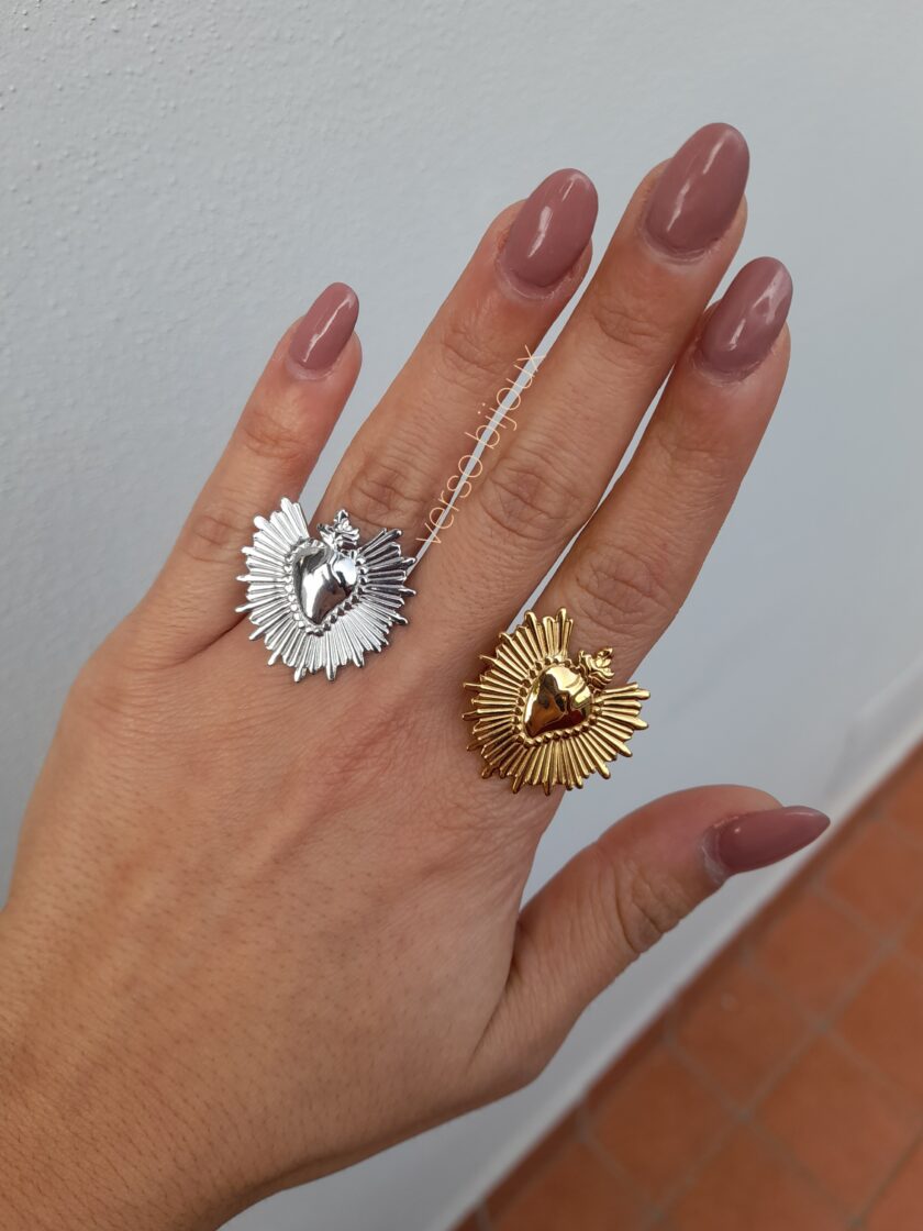 Anello Cuore Sacro Big