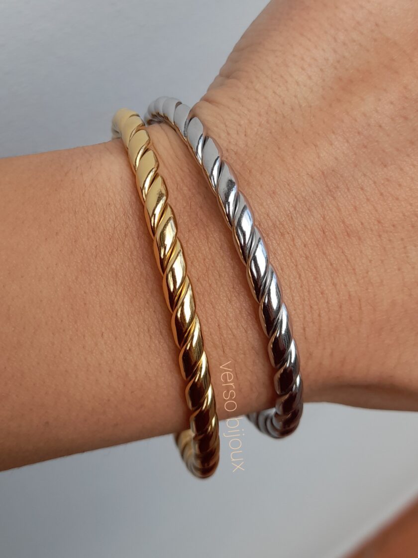 Bracciale Rigido Intreccio