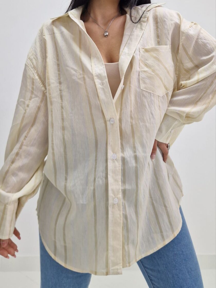 Camicia Lilian Over - Giallo Burro - immagine 2