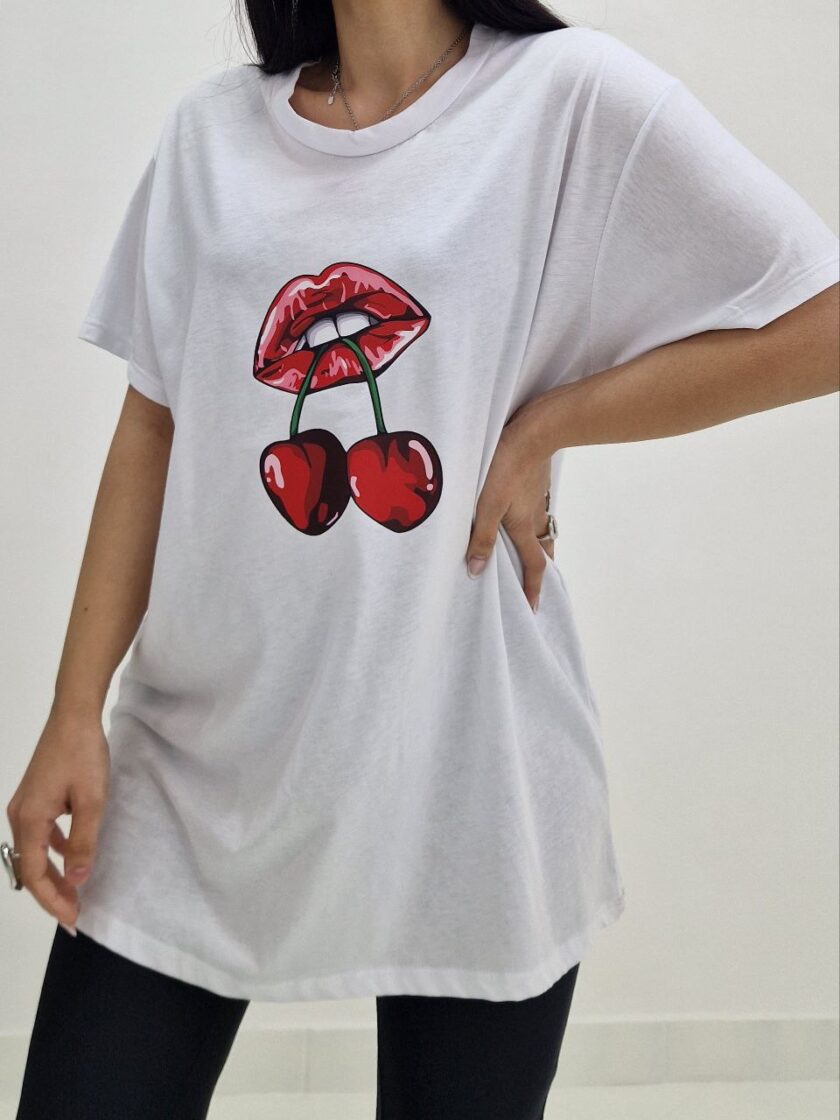 T-shirt Oversize Ciliegia
