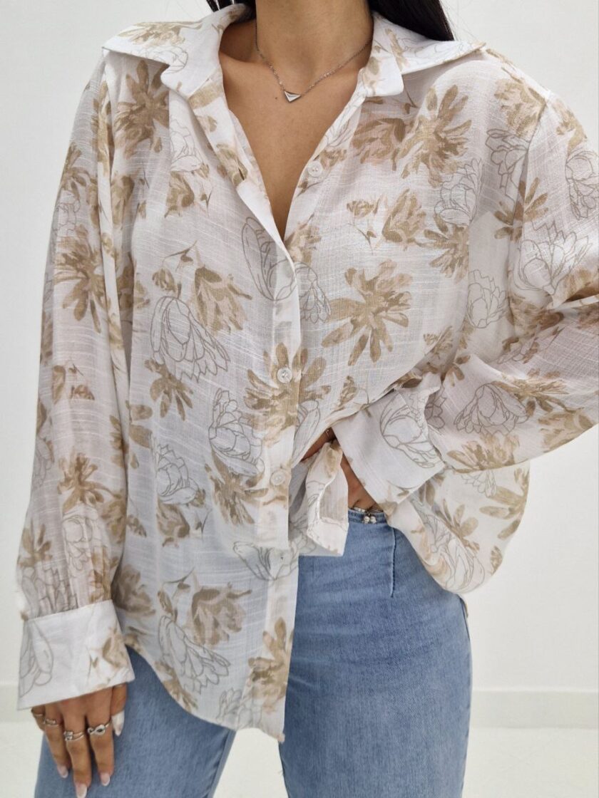 Camicia Flowers In Viscosa - immagine 2