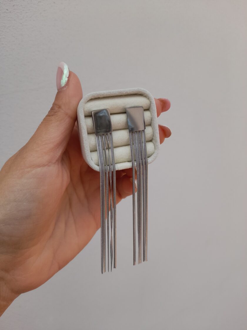 Orecchini pendenti silver