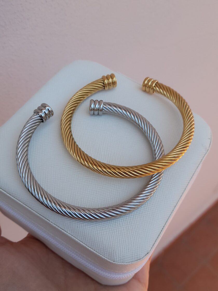 Bracciale rigido Torchon dly - immagine 2
