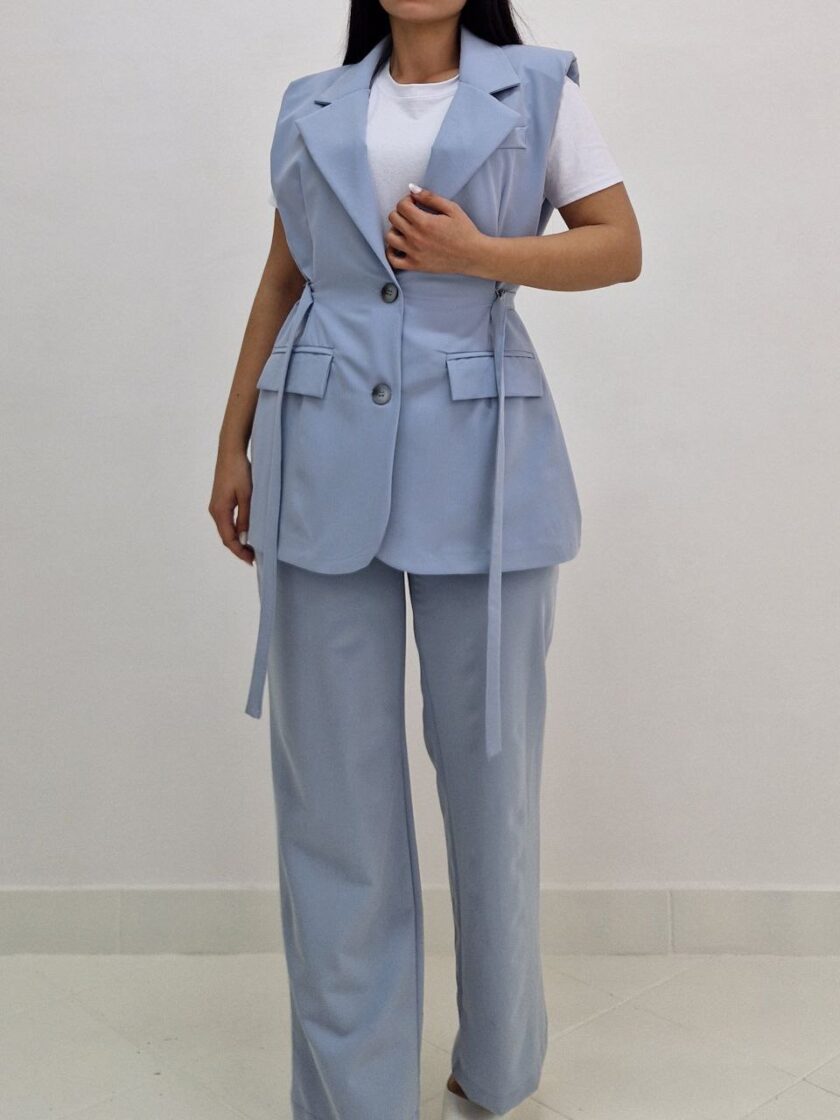 Tailleur Smanicato - Azzurro