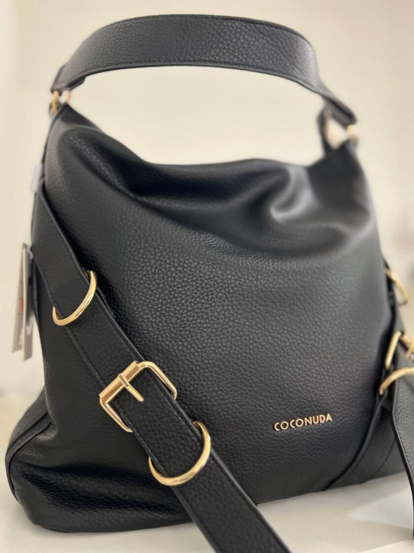 Borsa Coconuda Morbida Nera - immagine 2