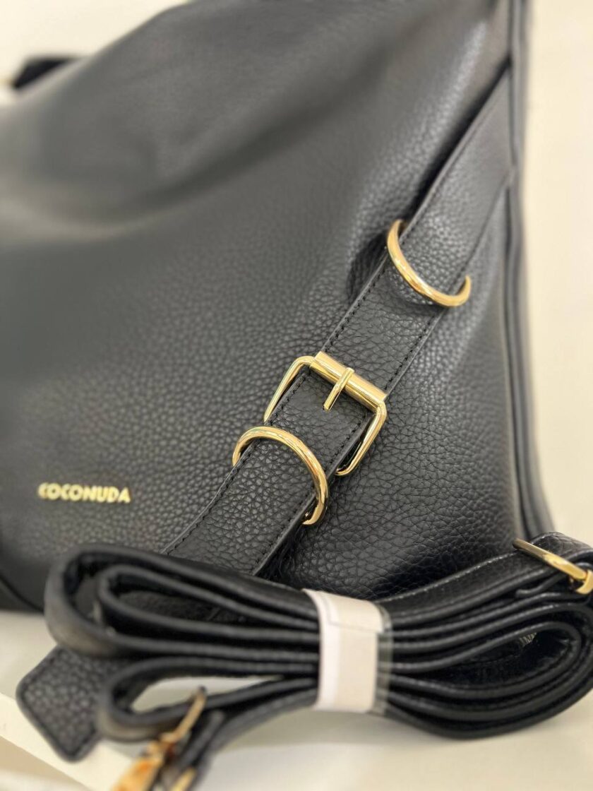 Borsa Coconuda Morbida Nera - immagine 3