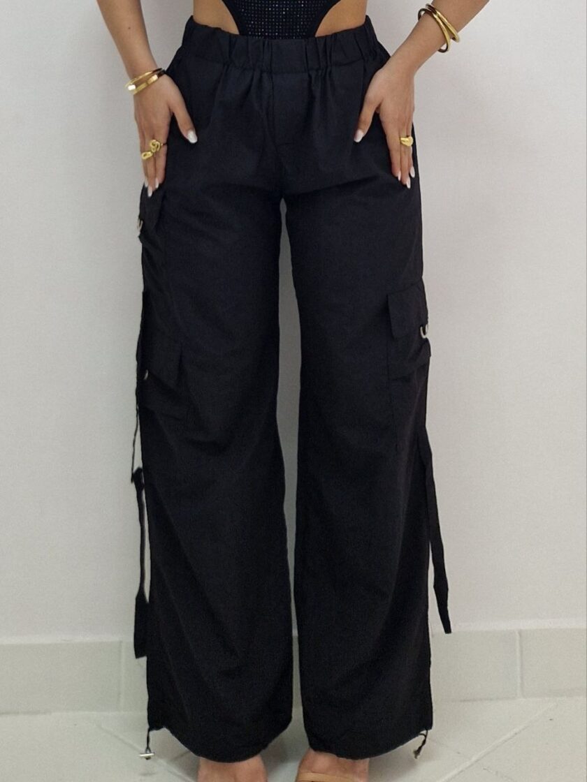 Pantalone Cargo Regolabile Alla Caviglia
