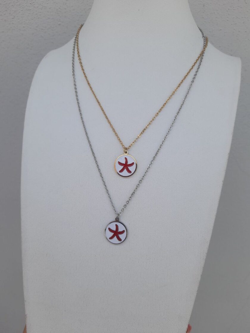 Collana Stella Marina Red