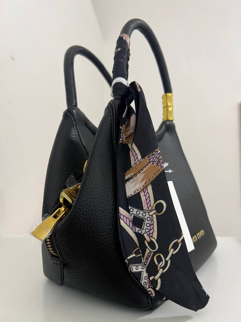 Borsa Enrico Coveri Con Foulard - Nera - immagine 2