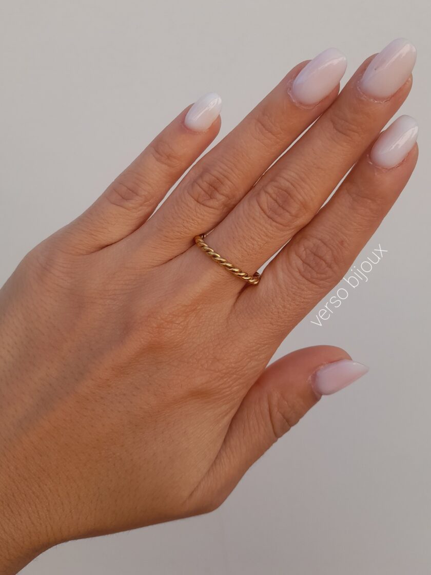 Anello Fedina Intrecciata - immagine 5