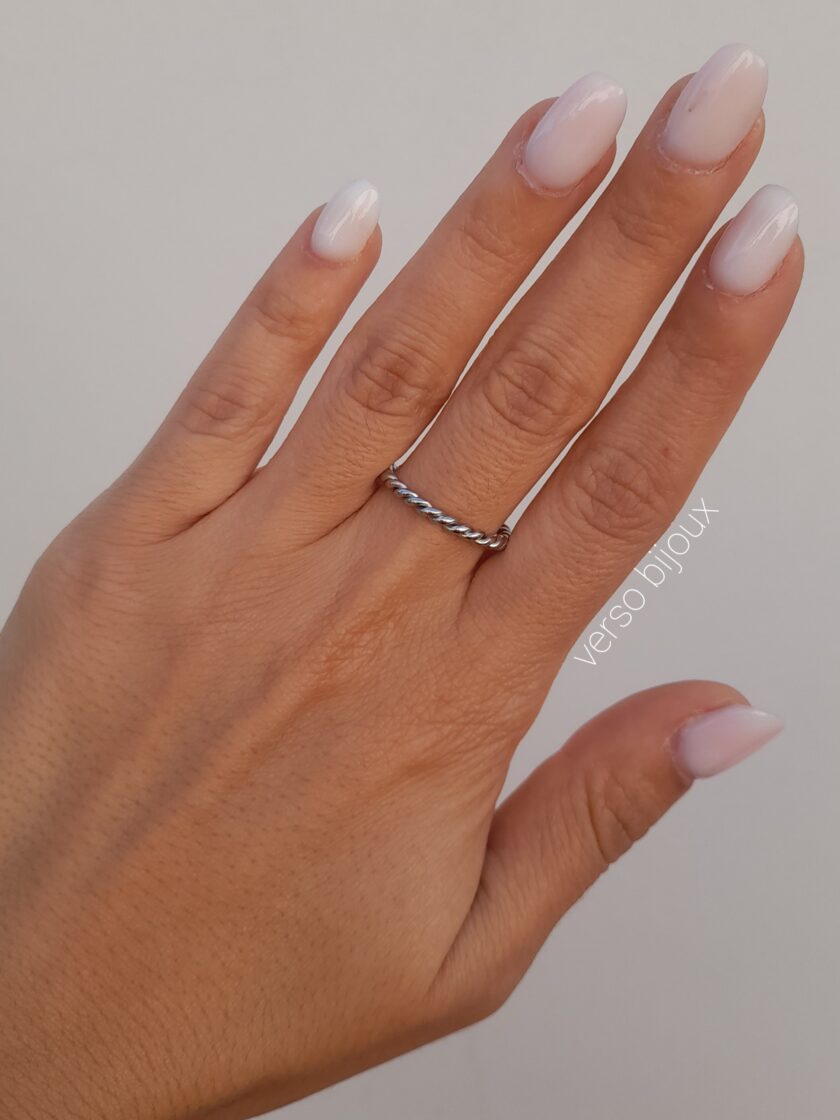 Anello Fedina Intrecciata - immagine 2