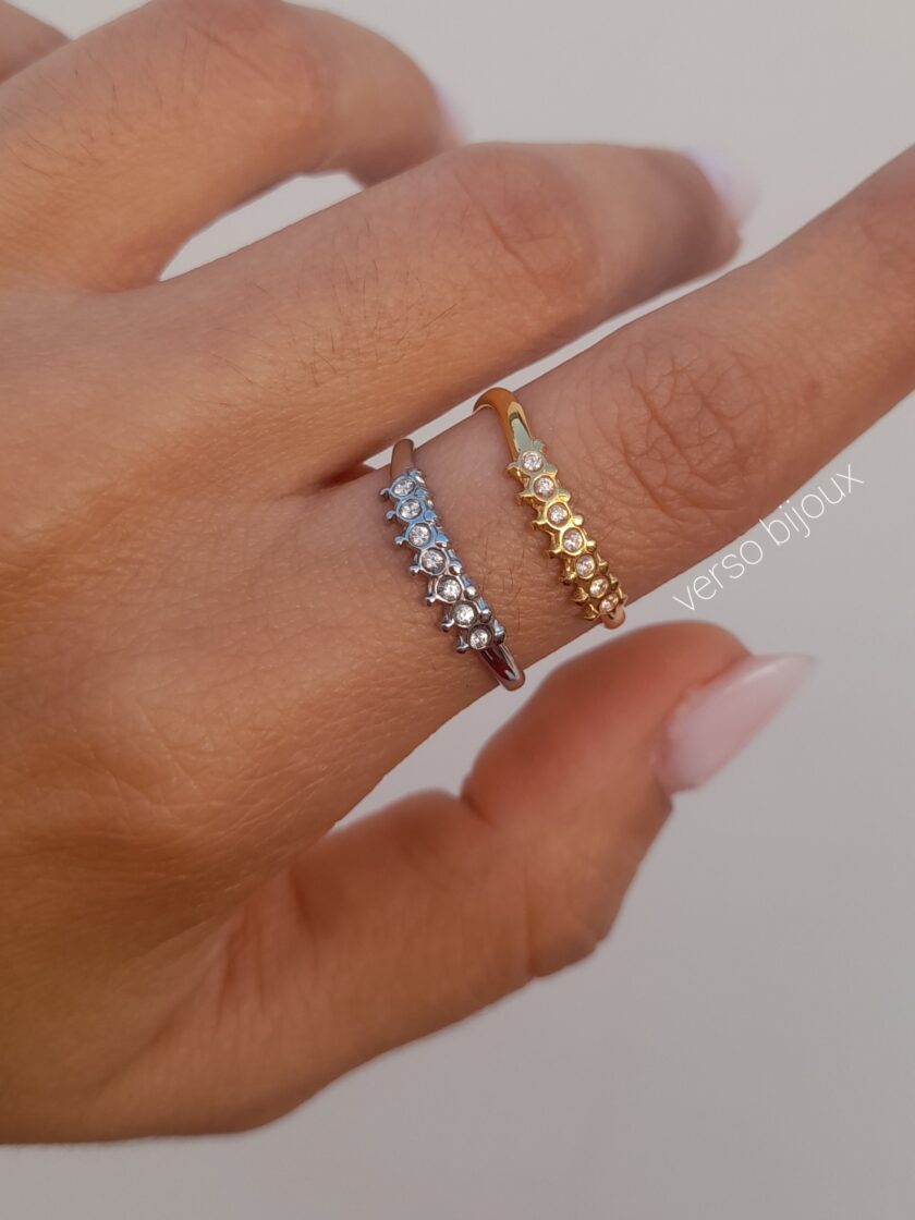 Anello Coroncina Slim
