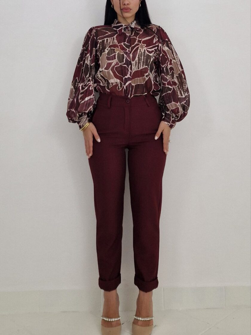 Camicia Mirage - Bordeaux - immagine 2