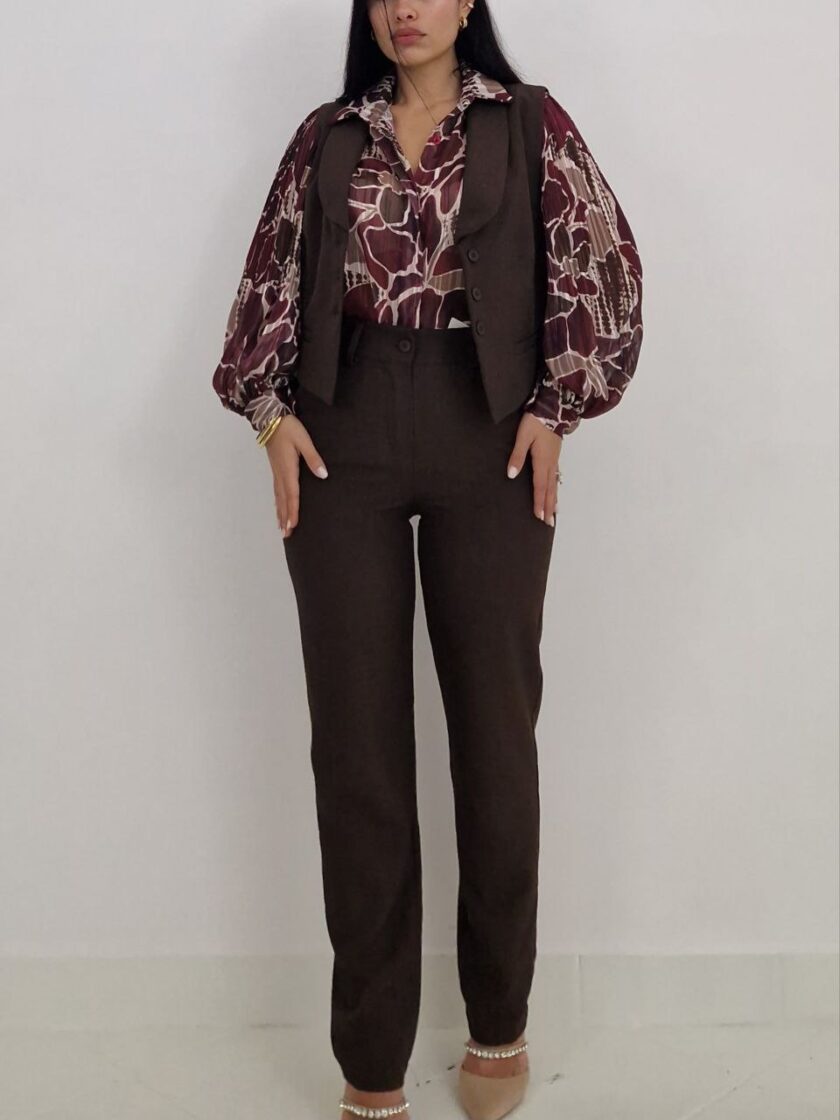 Pantalone FlexTailor - Marrone - immagine 2