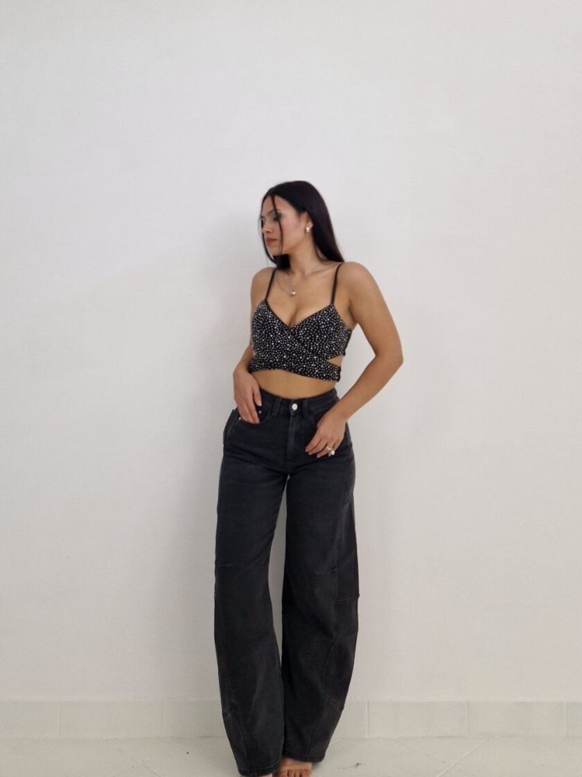 Jeans Balloon Dark Grey - immagine 3