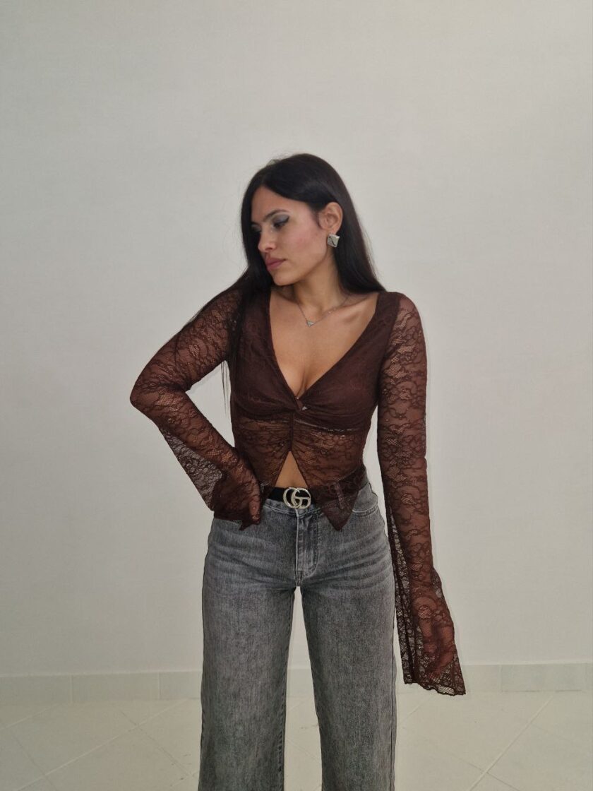 Maglia Silhouette Pizzo - immagine 4