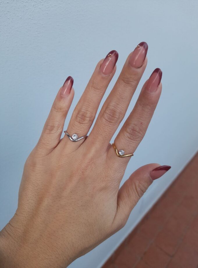 Anello Tiara Zirconia