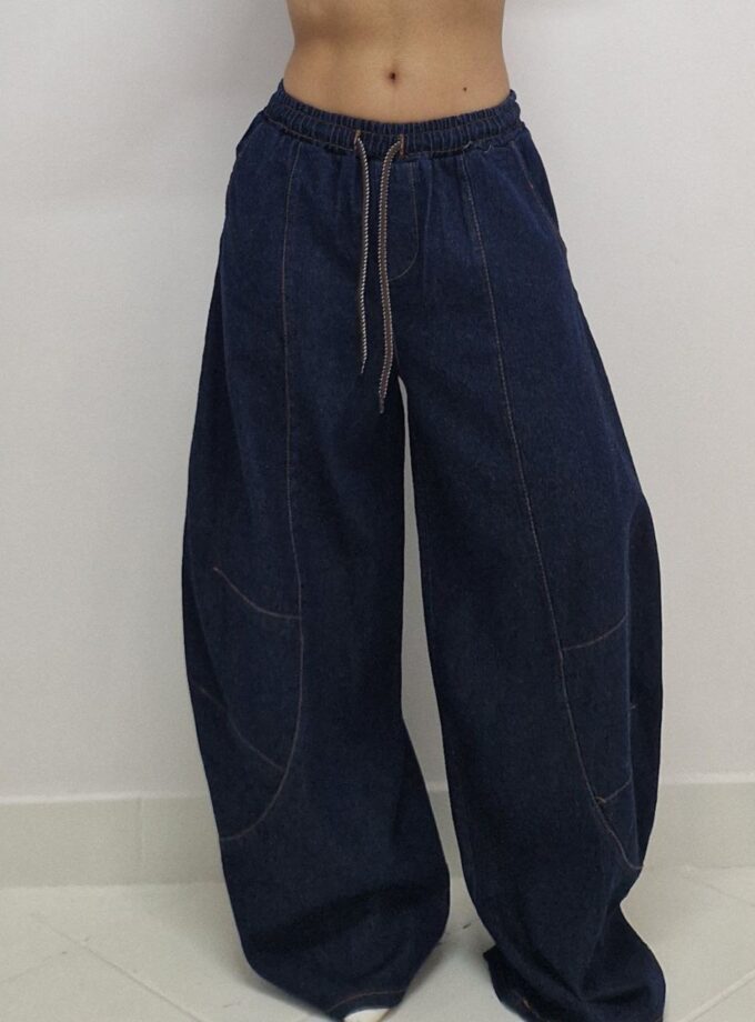 Jeans Balloon Sporty - Blu