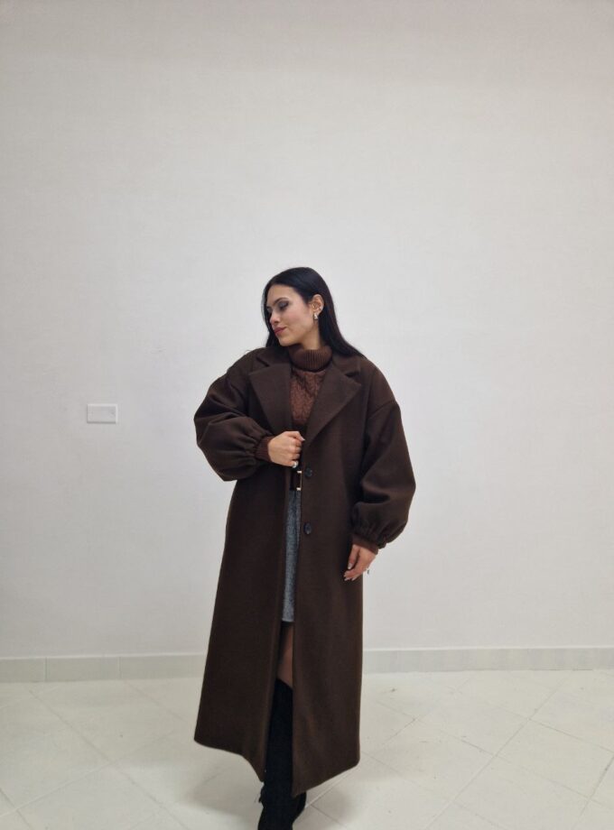 Cappotto Lily Oversize - Marrone