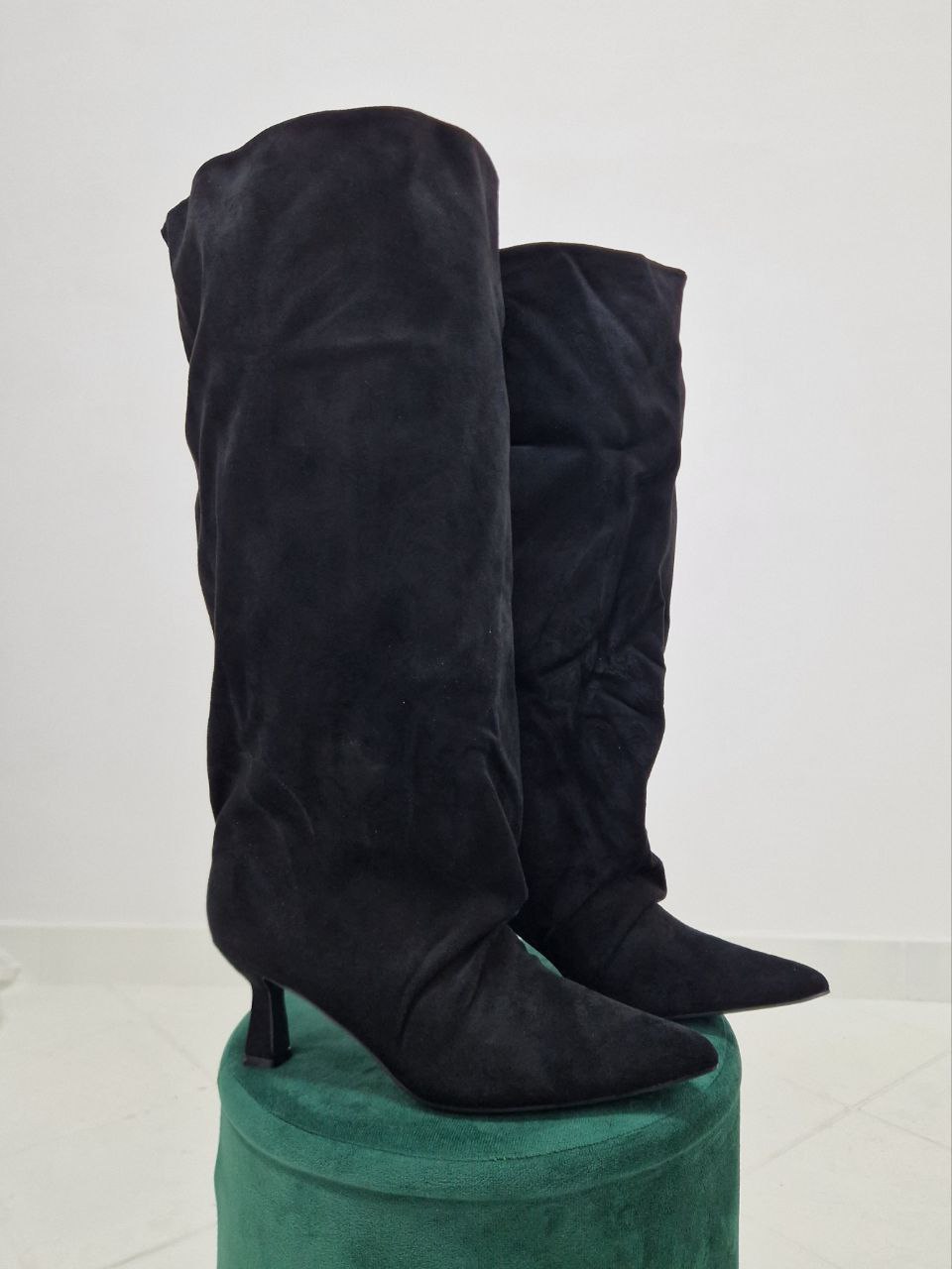 Stivale Emily In Camoscio - Nero - immagine 3