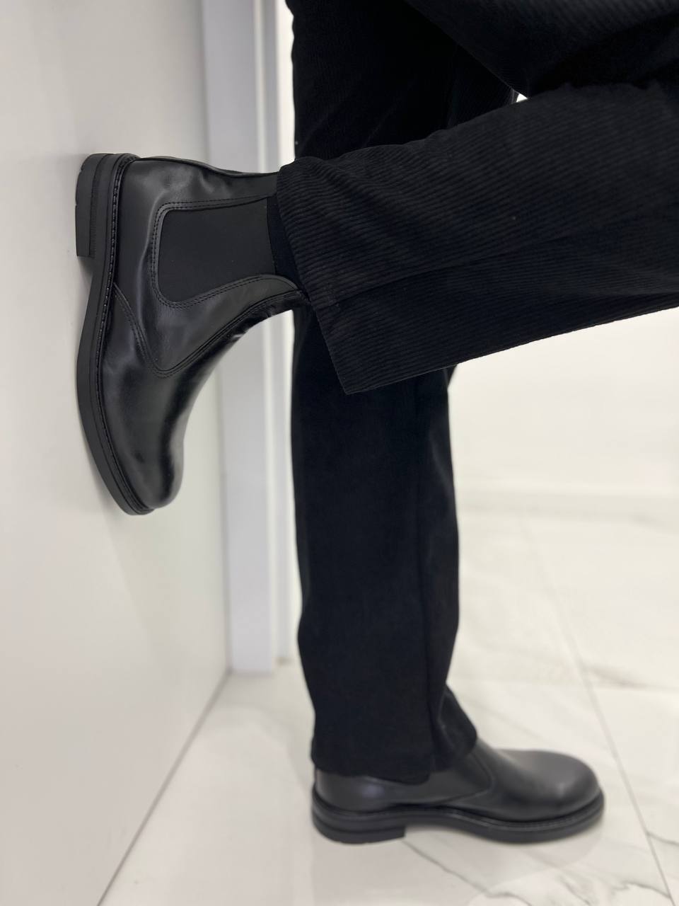 Stivale Uomo In Pelle