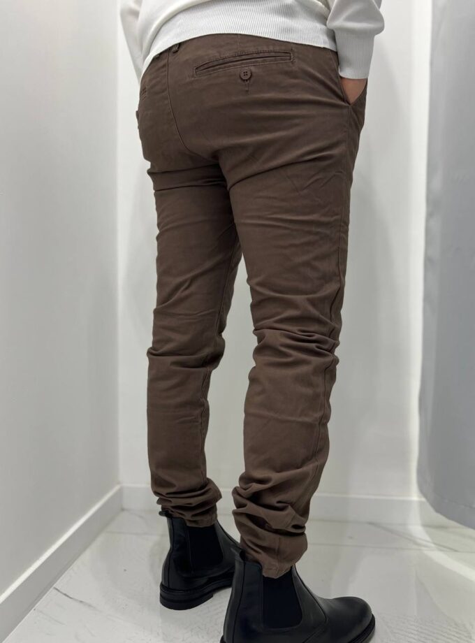 Pantalone Slim Brown Uomo