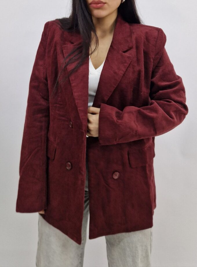 Giacca Corduroy - Bordeaux