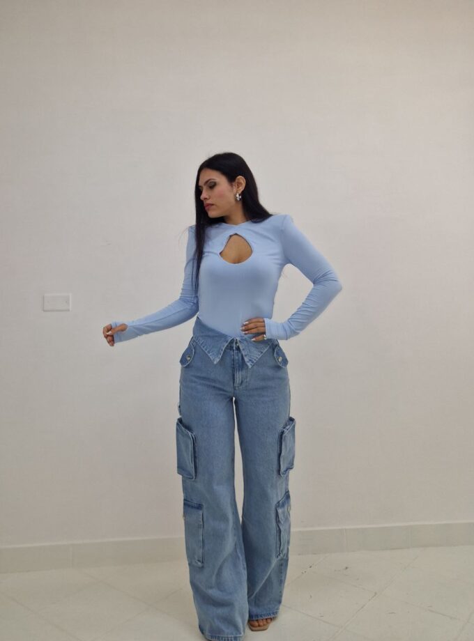 Jeans Palazzo Cargo