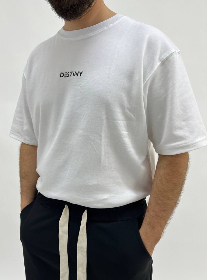 T-shirt Destiny Man - Bianca