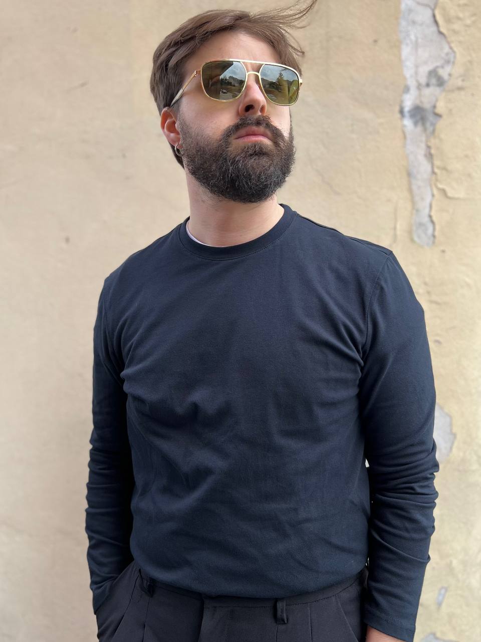 Maglia Basic Man - Blu Navy
