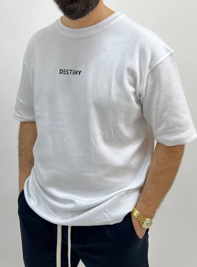 T-shirt Destiny Man - Bianca