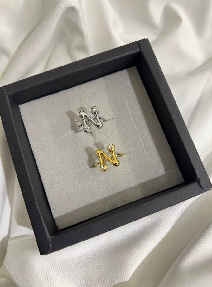 Anello Lettera - N