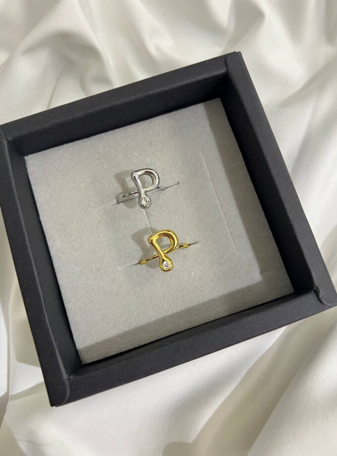 Anello Lettera - P
