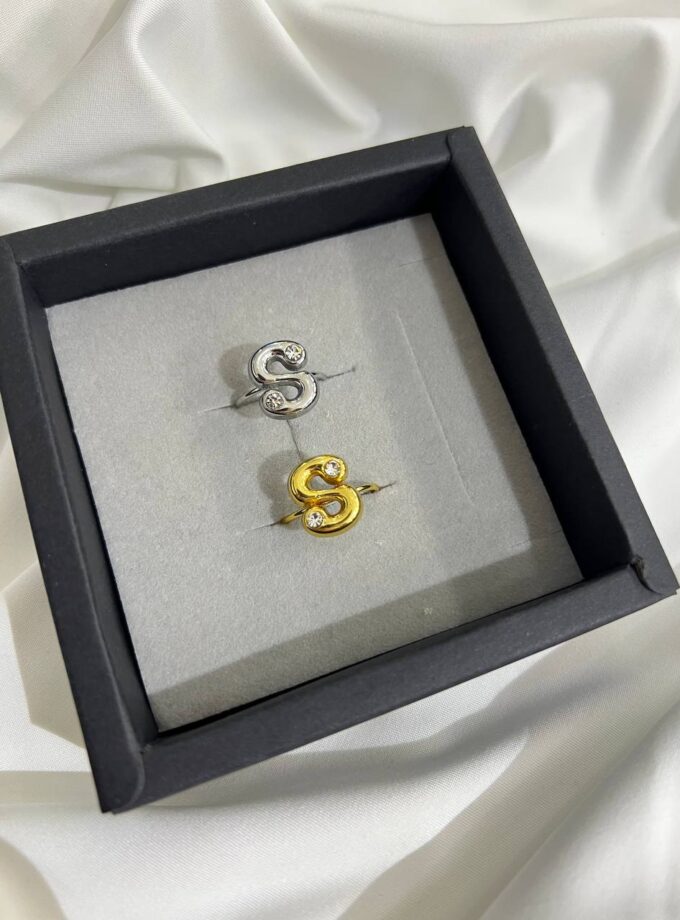 Anello Lettera - S