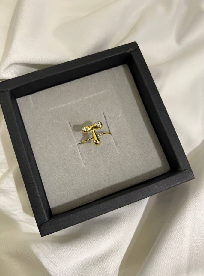 Anello Lettera - T