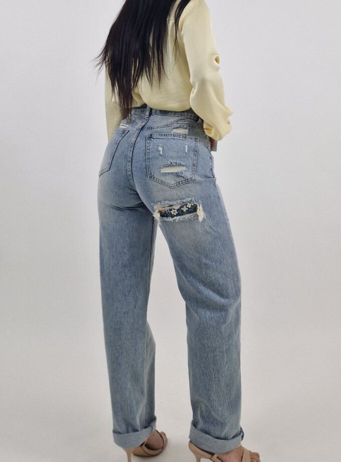 Jeans Flowers Spring