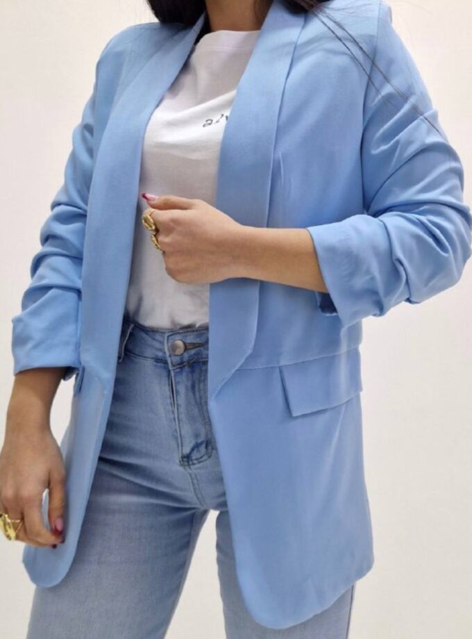 Blazer Manica Arricciata