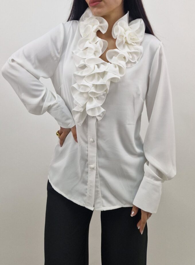 Camicia Nicole Con Rouches