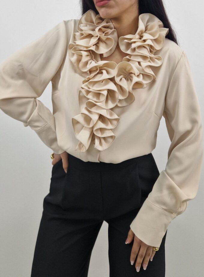 Camicia Nicole Con Rouches
