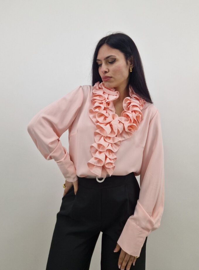 Camicia Nicole Con Rouches